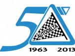 The Autodelta 50th anniversary logo