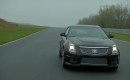 The Cadillac CTS-V wagon laps Monticello in the rain