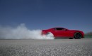 The Camaro ZL1 puts some heat in its tires