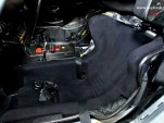 The custom-molded driver's seat of the SLS AMG GT3