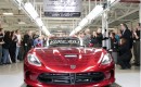 The first 2013 SRT Viper rolls off the assembly line