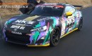 The HKS Toyota GT-86 drift car, shown at the 2012 Tokyo Auto Salon.