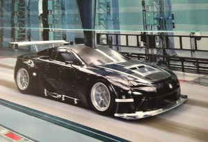 The Lexus LFA racer tweeted by Akira Iida