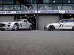The Mercedes-Benz AMG F1 safety vehicles for the 2013 season