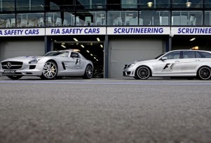 The Mercedes-Benz AMG F1 safety vehicles for the 2013 season