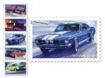 The Muscle Cars Forever stamps, part of the America on the Move series