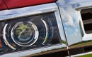 The projector-beam headlamps of the 2014 Chevrolet Silverado 1500
