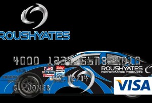 The Roush Yates Visa card, from UMB Financial Services