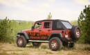 The Rugged Ridge PowerTop, for Jeep Wrangler Unlimited models.