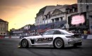 The SLS AMG GT3 at the Verva Street Racing festival in Warsaw, Poland