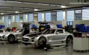 The SLS AMG GT3, under construction.