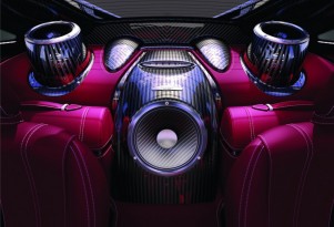 The Sonus faber audio system in the Pagani Huayra