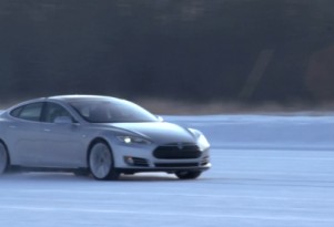 How To Drive On Ice, Tesla Model S-Style