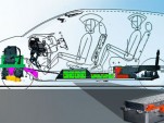 This drawing shows the outline of the future Nissan EV