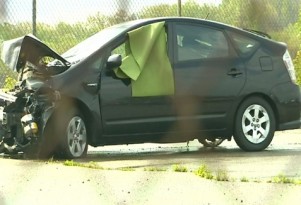 This is why you don't ignore flat tires. Image: WTAE