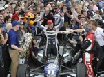 Tony Kanaan after winning the 2013 Indianapolis 500