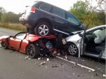Totaled Tesla Roadster