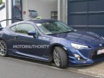 Toyota GT 86 with factory aero kit testing in Europe