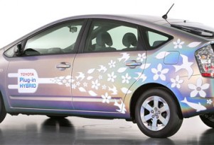 Toyota Prius plug-in hybrid test vehicle