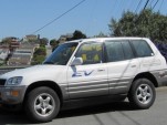 Toyota RAV4e electric vehicle, San Francisco, March 2010