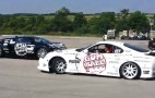 Toyota Supra Drifts Just Feet From Bugatti Veyron At Gumball 3000: Video
