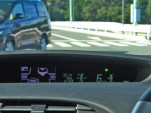 Toyota's Intelligent Clearance Sonar, displaying a dashboard warning - image: Toyota