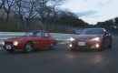 Toyota's Sports 800, alongside the Toyota GT 86