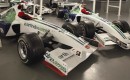 Two of the Honda F1 cars that will be sold at auction