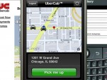 Uber luxury sedan hiring app