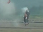 Underground Racing's Lamborghini Gallardo TT crashes at the Texas Mile