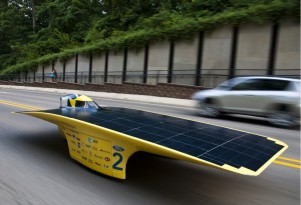 University of Michigan's Quantum Solar Racer Laps Michigan