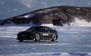 Unmodified Nissan GT-R attempts ice speed record