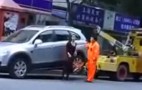 Video: Woman Having Car Towed Isn’t About To Deal With Tow Truck Driver 