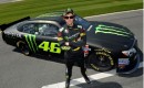 Valentino Rossi tests Kyle Busch's NASCAR Nationwide Toyota Camry