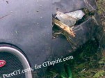 Veyron driver attempts impromptu tractor impression