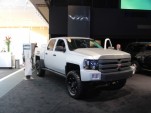 VIA Motors XTRUX Electric Truck: 2013 Detroit Auto Show Live Photos