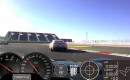 View from the cockpit of a C6 Corvette ZR1 at the Circuit of the Americas