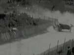 Vintage racing crash