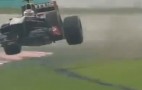 Video: Petrov Flies Motocross-Style In Malaysian GP