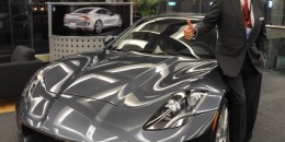 VL Automotive Destino with Bob Lutz at 2013 Detroit Auto Show