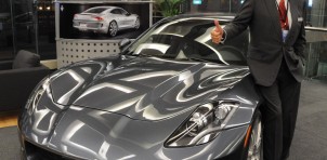 VL Automotive Destino with Bob Lutz at 2013 Detroit Auto Show