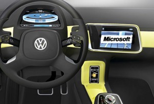 Volkswagen and Microsoft in-car technology