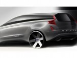 Volvo's design sketches for the 2014 Volvo XC90