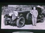 W.O. Bentley and his 1930 8-litre saloon