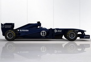Williams Cosworth FW33 2011 F1 race car in interim livery
