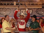 Wilson celebrates the Texas way - courtesy IZOD IndyCar Series LAT USA