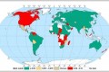 World map of blood alcohol content limits (via NTSB)