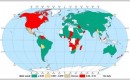 World map of blood alcohol content limits (via NTSB)