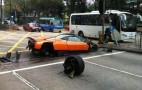 Pagani Zonda F Crashes In Hong Kong