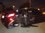 Wreckage of Audi R8 involved in crash in Tampa, Florida